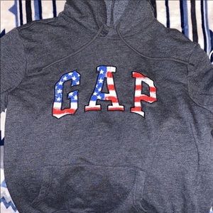 Gap American flag hoodie